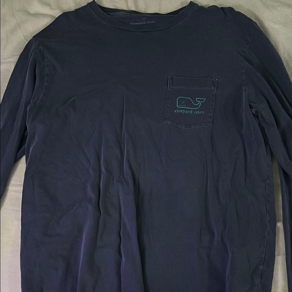 Vineyard Vines Navy Long Sleeve Shirt